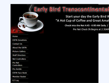 Tablet Screenshot of earlybirdnet.com